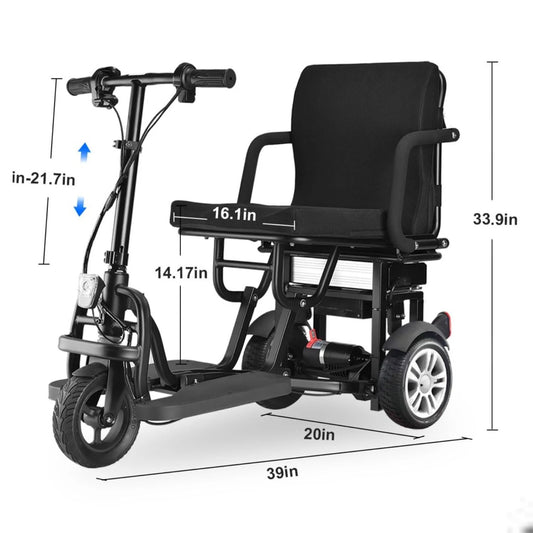 Z Tec - ZT-3 Lightweight Mobility Scooter - MobiFlo